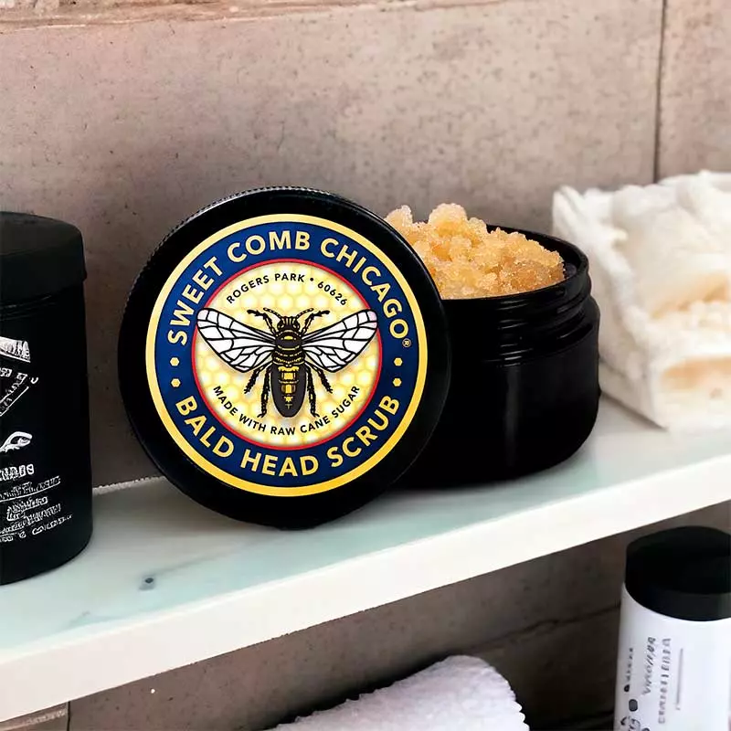 bald head scrub