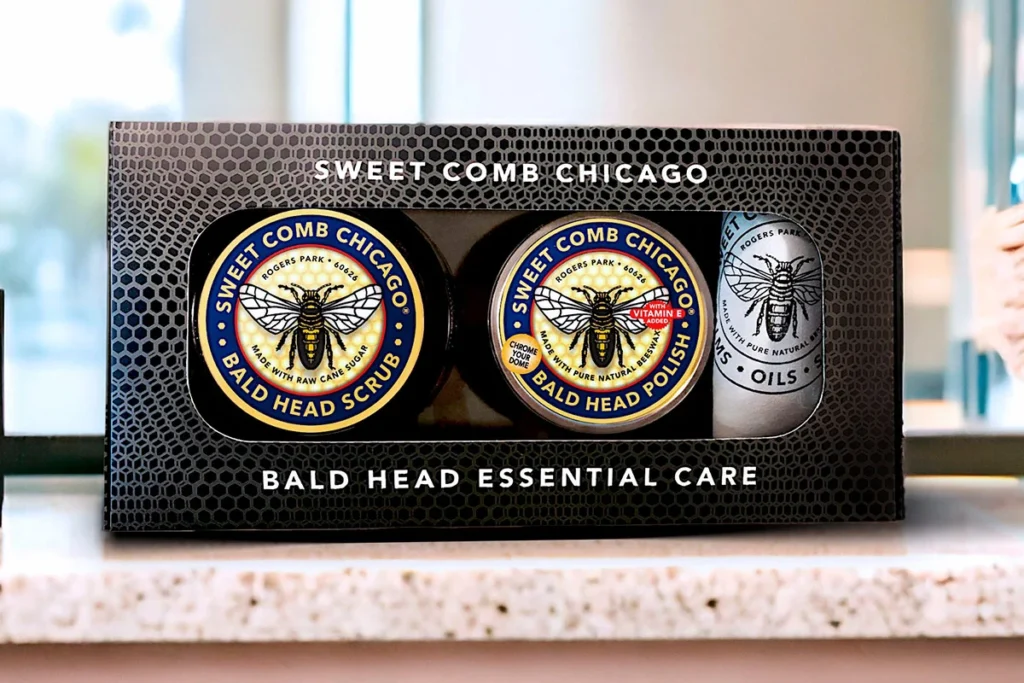 Beeswax in Sweet Comb Chicago beard care products